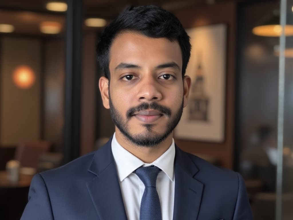 Original professional headshot before editing